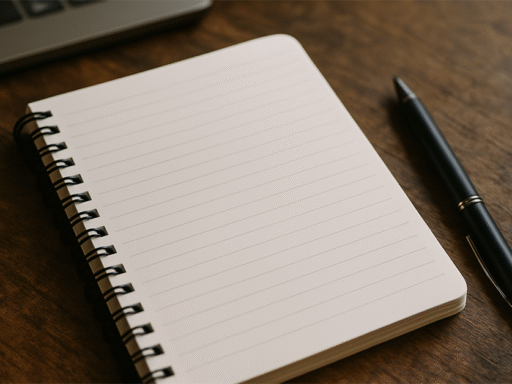 book and pen on the table for the heading of the post : How to Write Blog Posts That Actually Rank on Google